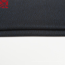 60% Wool Navy Woven Twill fabric for garment